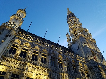 Brussels Grand Place at Dusk