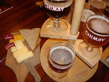 Chimay Beer and Cheese