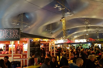 Munich Winter Tollwood Festival Tent