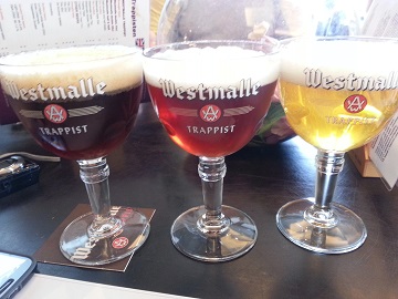 Westmalle Cafe Beers Dubbel Tripel Half and Half