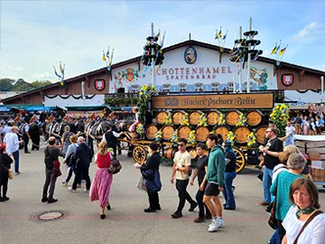 Beer Wagon at Oktoberfest