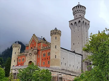 Neuschwanstein Castle Front Entrance