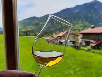 Slyrs Distillery and the Alps